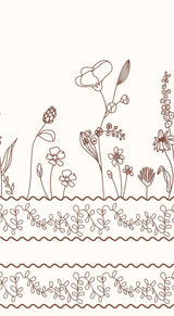 Floral Kantha Embroidered Cotton Camp Shirt