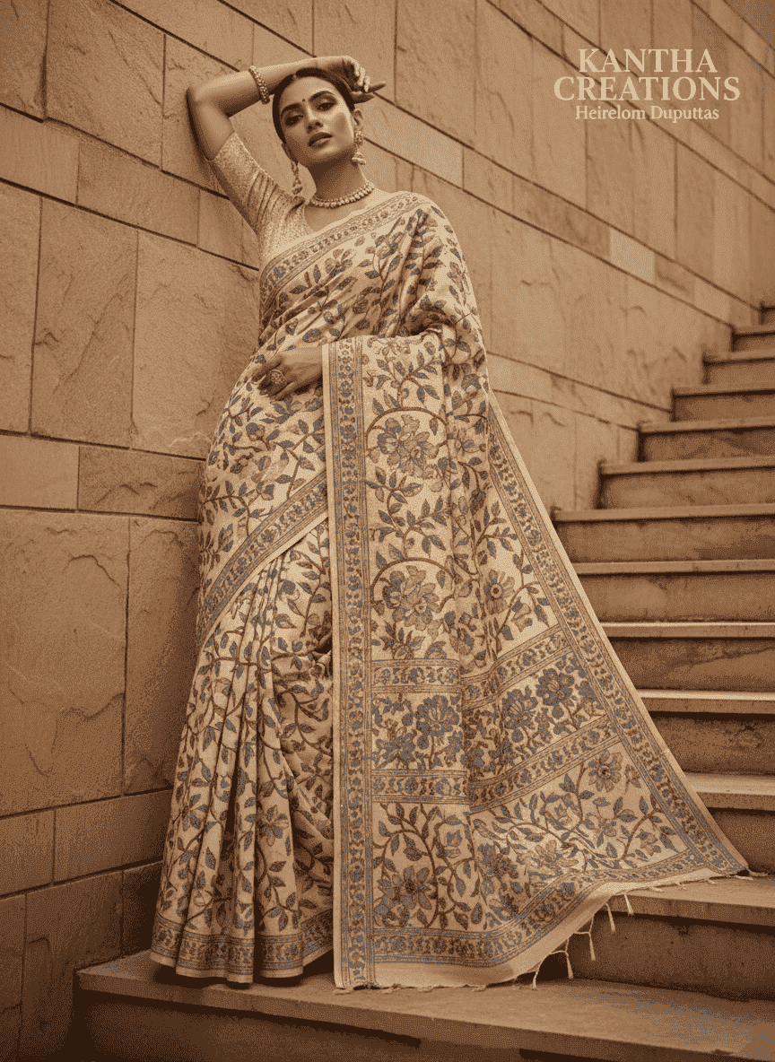 Top rated kantha stitch saree collection banner 